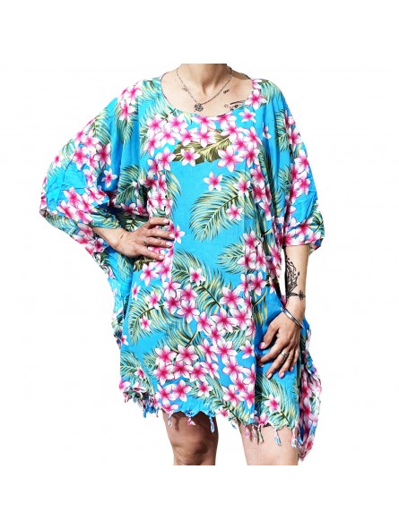 Tunique turquoise Femme Frangipane Forest