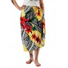 Paréo motifs tatouage samoa couleur jaune