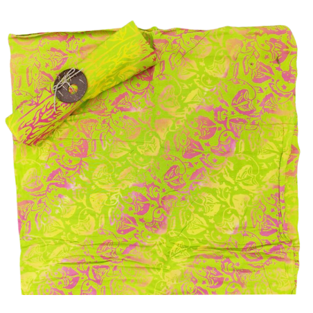 Paréo "Artiste" couleur vert pomme