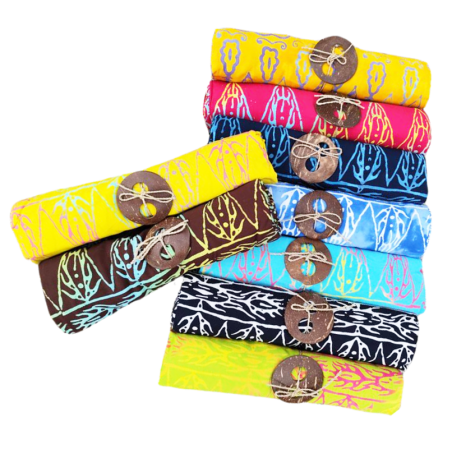 Paréo de plage fabrication artisanal couleur jaune turquoise rouge