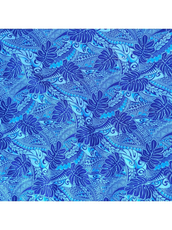 Tissu vert tatouage et feuille de uru