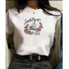 T-shirt femme blanc motif tahitien" Tahiti South Pacific"