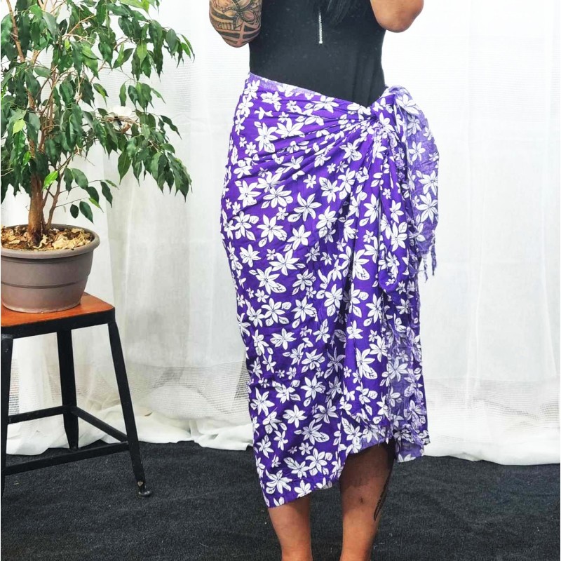 Paréo violet Tiaré
