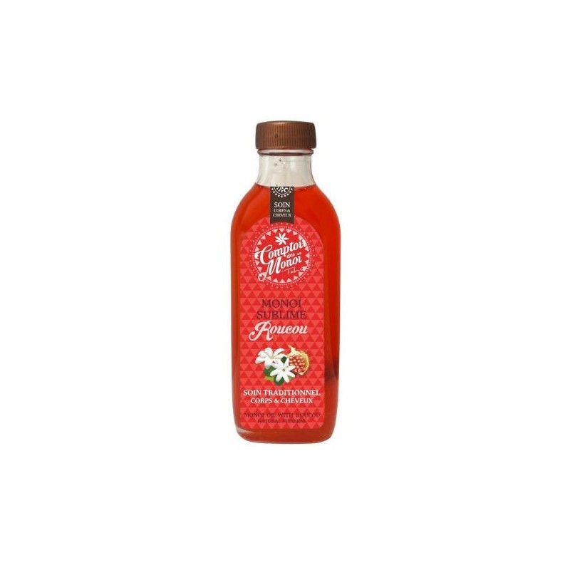 Monoï rouge ou monoi roucou- Comptoir des Monoï