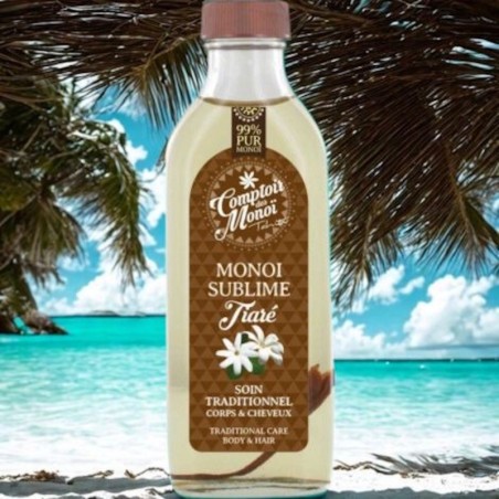 Monoï pure Tiaré 99% - Comptoir des Monoï