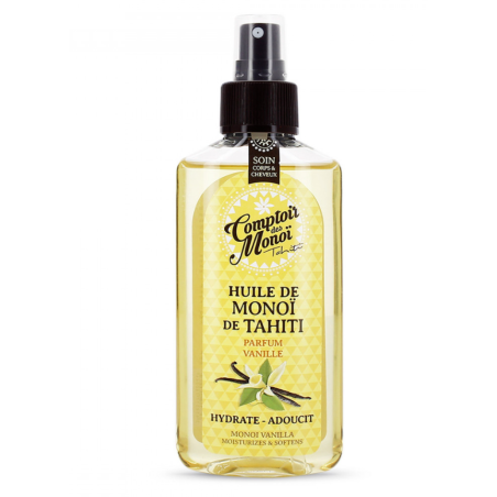 spray d'Huile de Monoï de Tahiti parfum vanille (100mL)