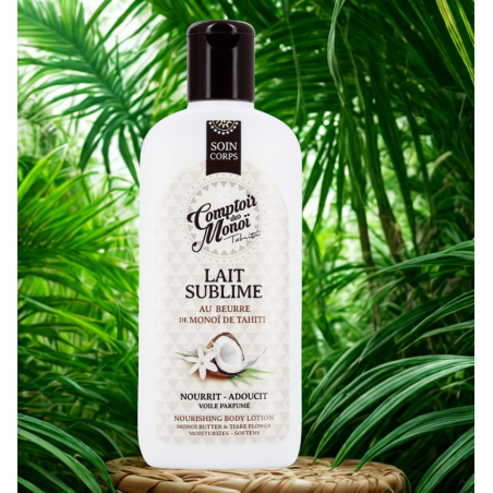 Lait Sublime Corps 200ml - Lait Corporel Doux au Monoï de Tahiti A.O. | Comptoir des Monoï