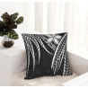 Housse de Coussin tatouage noir et blanc