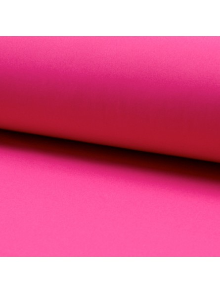 Tissu rose intense uni