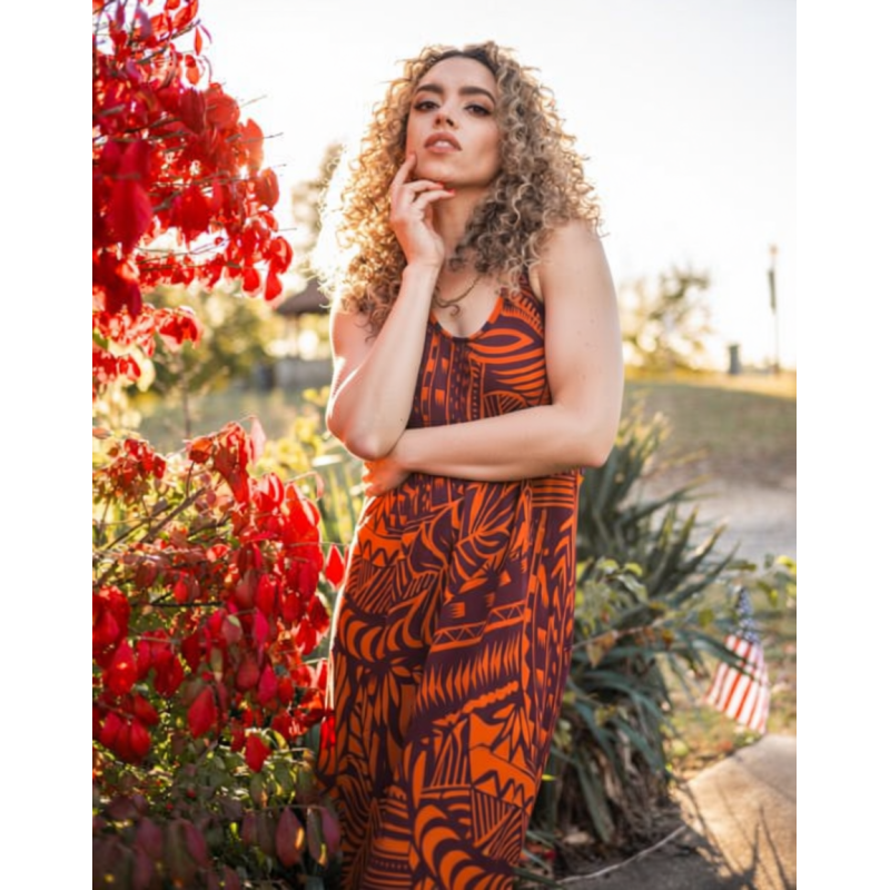 Robe tunique grande taille tatouage rahi