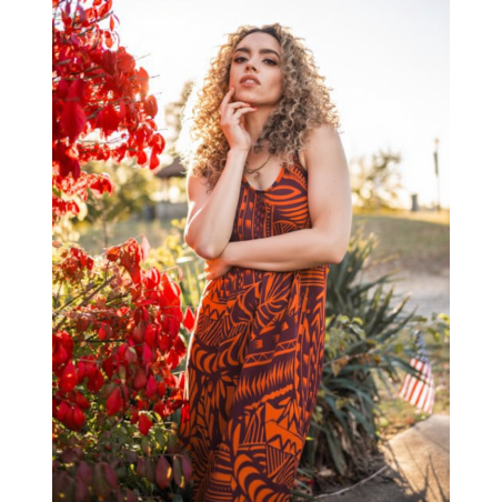 Robe tunique grande taille tatouage rahi