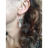 boucle d'oreille en nacre