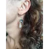 boucle d'oreille en nacre
