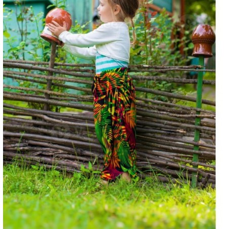 Paréo enfant couleur Jamaique Leaf