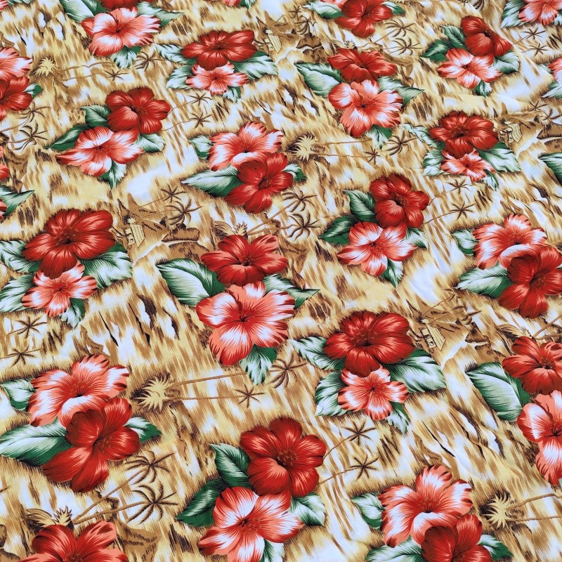 Tissu crème tiaré tatouage