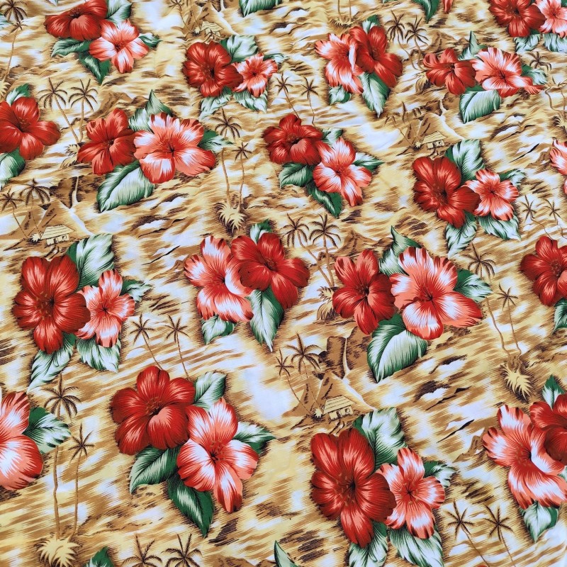 Tissu crème tiaré tatouage