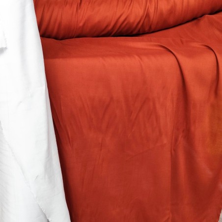 Tissu uni jaune marron claire fibrane