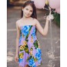 robe enfant violette Hawaï