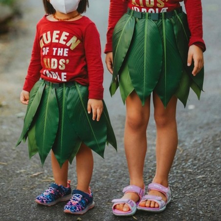 Jupe de feuilles enfant