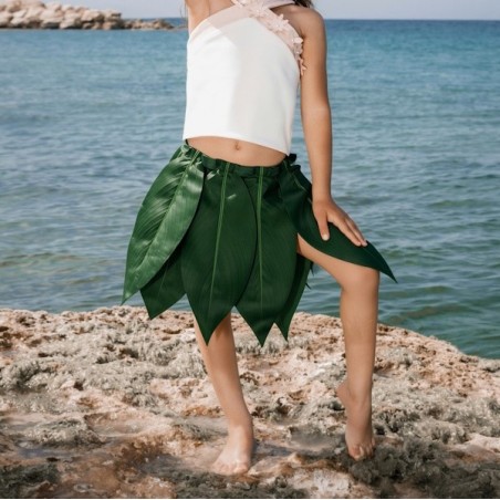 Jupe de feuilles enfant