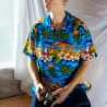 Chemise Hawaïenne bleu Plage 14/16 ans