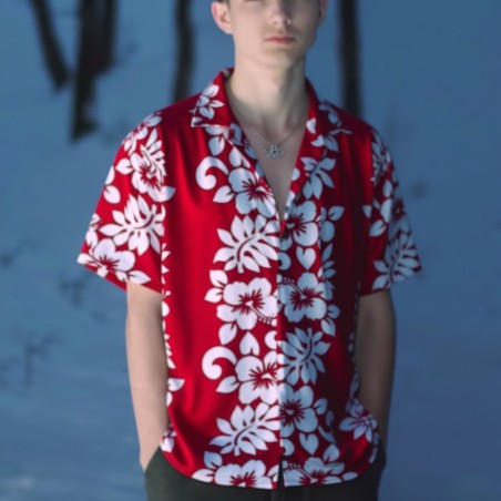 Chemise Hawaïenne 14/16 ans Sun Glasses crème