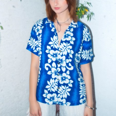 Chemise Hawaïenne 14/16 ans Sun Glasses crème