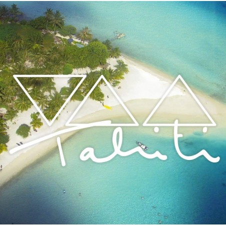 Polo VA'A TAHITI couleur Noir motif tatouage