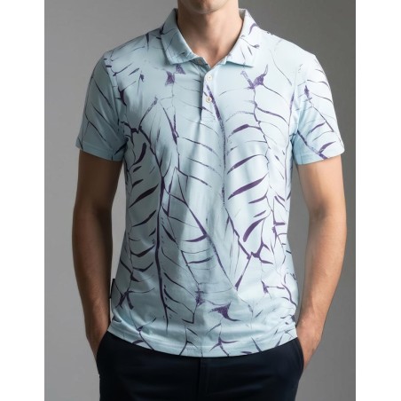 Polo VA'A TAHITI couleur Noir motif tatouage