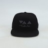 Casquette VA'A TAHITI FUll black - logo polyensien casquette noire