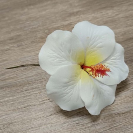 Hibiscus sur tige métale