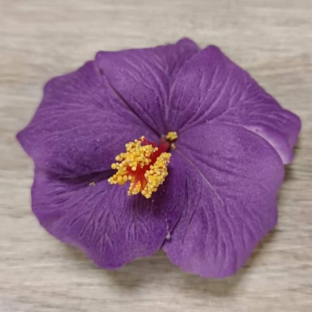Barrette à cheveux Hibiscus Violet