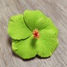 Barrette à cheveux Hibiscus vert