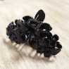Pinces à cheveux croco triple frangipane couleur Noire