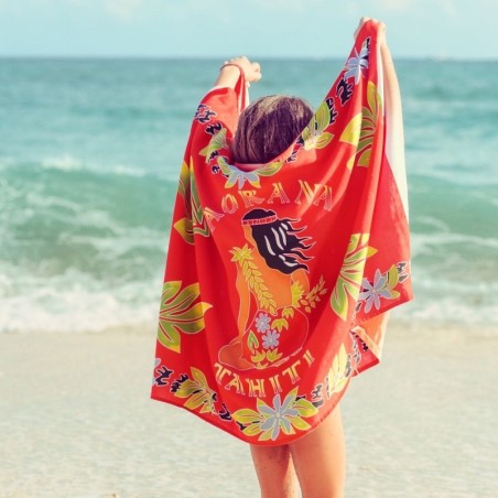 Paréo Grande Taille pour Femmes Fortes - Style Tahitien Chic et Léger