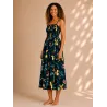 Robe d'été bleu marine Fa'a