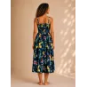 Robe d'été bleu marine Fa'a