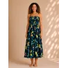 Robe d'été bleu marine Fa'a
