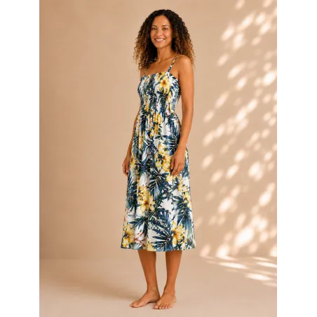 Robe d'été Blanche Fa'a