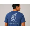 T-shirt Vahitu.pf Bleu Polynésie | Produit-Pacifique.com