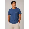 T-shirt Vahitu.pf Bleu drapeau Polynésien | Produit-Pacifique.com