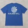T-shirt Vahitu.pf Bleu drapeau Polynésien | Produit-Pacifique.com