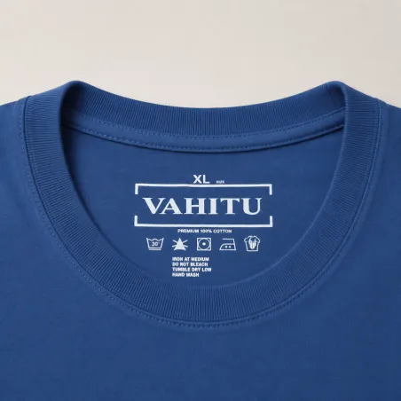 T-shirt Vahitu.pf Bleu Polynésie | Produit-Pacifique.com