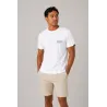 T-shirt Vahitu.pf blanc tatouage oiseaux Polynésien | Produit-Pacifique.com