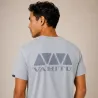 T-shirt Vahitu.pf  couleur gris claire mix Vahitu.pf "dent de requin"- Polynésien | Produit-Pacifique.com