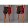 Short de bain homme noir tatoauge rouge