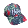Casquette  Heiva Tahiti noir fleurie  | Style îles