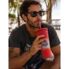Tumbler XL 75 cl effet cristal - Gobelet avec paille