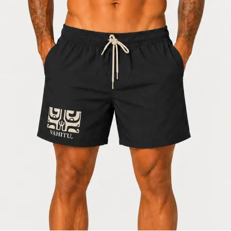 Short de bain homme VAHITU Premium Mata Ora - Confort haut de gamme | Produit Pacifique