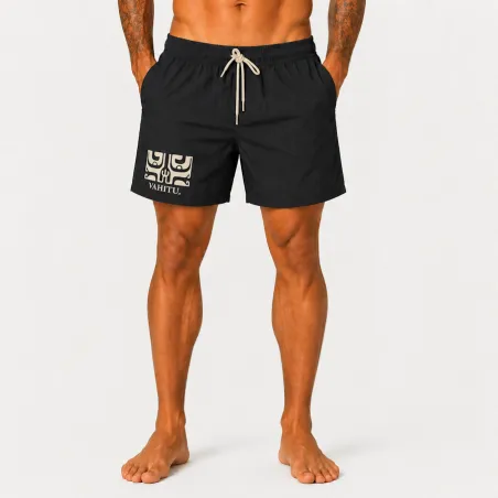 Short de bain homme VAHITU Premium Mata Ora - Confort haut de gamme | Produit Pacifique